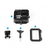 50m Depth Waterproof Case with Touch Screen for GoPro Hero 9 Sports Camera