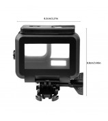 50m Depth Waterproof Case with Touch Screen for GoPro Hero 9 Sports Camera