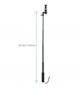 Selfie Stick for DJI Osmo Pocket 2 Handheld Gimbal Stabilizer Type-C/Android Phone Clip Module Extension Pole - Type-C to Type-C
