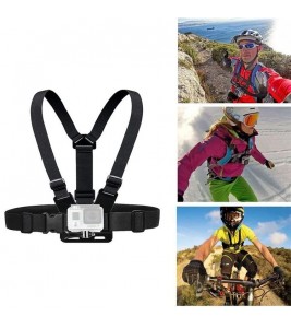 Q01 For GoPro Hero 4 / 5 / 6 / 7 / 8 / 9 / 10 / 11 Chest Strap Belt Body Harness Mount
