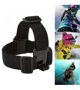 G142 For GoPro Hero 4 / 5 / 6 / 7 / 8 / 9 / 10 / 11 Mount Belt Action Camera Adjustable Head Strap Band