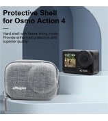 AMAGISN For DJI Osmo Action 4 / 3 Camera Body Storage Bag EVA+Fleece Shockproof Protective Bag
