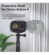 AMAGISN For DJI Osmo Action 4 / 3 Camera Body Storage Bag EVA+Fleece Shockproof Protective Bag
