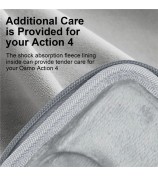 AMAGISN For DJI Osmo Action 4 / 3 Camera Body Storage Bag EVA+Fleece Shockproof Protective Bag