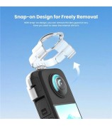 AMAGISN For Insta360 X3 Snap-on Lens Guard PC Camera Lens Cap Anti-fog Protector