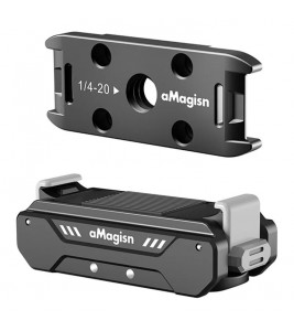AMAGISN For GoPro Hero Magnetic Aluminum Alloy Camera Quick Release Mount Adapter
