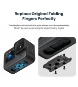 AMAGISN For GoPro Hero Magnetic Aluminum Alloy Camera Quick Release Mount Adapter