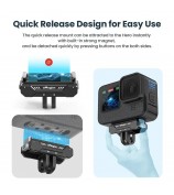 AMAGISN For GoPro Hero Magnetic Aluminum Alloy Camera Quick Release Mount Adapter