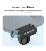 AMAGISN For GoPro Hero Magnetic Aluminum Alloy Camera Quick Release Mount Adapter