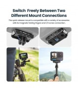 AMAGISN For GoPro Hero Magnetic Aluminum Alloy Camera Quick Release Mount Adapter