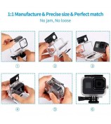 54-in-1 Accessories Kit for GoPro Hero 12 11 10 9 Waterproof Housing Silicone Case Tempered Glass Flim