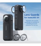 AMAGISN 2Pcs Lens Protector for Insta360 X4 Sports Camera PMMA Lens Guard Cover