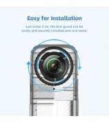 AMAGISN 2Pcs Lens Protector for Insta360 X4 Sports Camera PMMA Lens Guard Cover