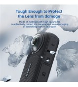 AMAGISN 2Pcs Lens Protector for Insta360 X4 Sports Camera PMMA Lens Guard Cover