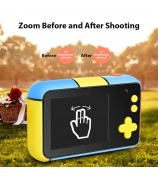 D7S 2.4 Inch IPS Large Screen Dual 32MP HD Display Kids Digital Camera for Children Boys Girls