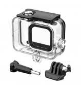19-in-1 Accessories Kit for GoPro Hero 12 / 11 / 10 / 9 Waterproof Case Silicone Sleeve Tempered Glass Film Set with Storage Bag