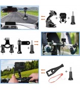 61-in-1 For GoPro Hero 12 / 11 / 10 / 9 Underwater Photography Accessory Kit with Waterproof Case, Chest Stap, Selfie Stick, Filters