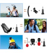 61-in-1 For GoPro Hero 12 / 11 / 10 / 9 Underwater Photography Accessory Kit with Waterproof Case, Chest Stap, Selfie Stick, Filters