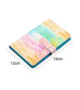 3-inch Mini Photo Album for Fujifilm Instax Mini 11 9 8+ 8 90 70 26 25 7s 50s, 108 Pockets Album PU Leather Photocard Holder Book Photo Card Binder - Paint Rainbow
