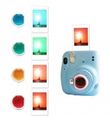 12-in-1 Instant Camera Accessories Kit for Fujifilm Instax Mini 11, Includes Bag, Album and Other Items for Collecting / Displaying Photos - White