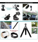 50-in-1 Accessories Kit with Camera Bag, Selfie Stick, Tripod, Strap for GoPro, DJI Osmo, Insta360, SJ, AKASO, XTU
