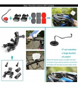 50-in-1 Accessories Kit with Camera Bag, Selfie Stick, Tripod, Strap for GoPro, DJI Osmo, Insta360, SJ, AKASO, XTU