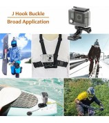 50-in-1 Accessories Kit with Camera Bag, Selfie Stick, Tripod, Strap for GoPro, DJI Osmo, Insta360, SJ, AKASO, XTU