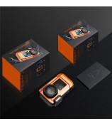 D50 HD Outdoor Sports Waterproof Action Camera 2.88+1.44 inch Dual Screen Camera, with 32G TF Card + Card Reader - Black