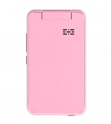 AC100 Solid Color 2.8-inch Touch Screen Kids Camera Game Music Alarm Clock HD Video Recorder - Pink
