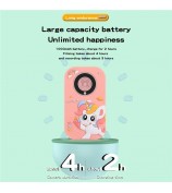 A20 2.4-inch Screen 9600W Pixel HD Kids Phone Camera with 32G Memory Card - Blue Dinosaur / Silicone Type