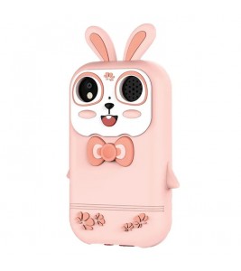 Q13 2.8-inch IPS Touch Screen Kids Phone Camera Toy Games Music Video Recorder - Pink