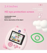 FB-001B HD Dual Camera 2.4-inch Instant Print Camera with Built-In Games 10x Zoom Kids Camera