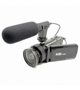 D100 2.4-inch HD 1080P Video Camera with Microphone 16X Digital Zoom Camcorder