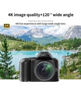 D5 HD WiFi Digital Camera 4K Dual Lens Night Vision DV Camcorder, Standard Version