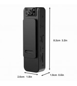 L8+ WiFi HD 1080P Mini Camera Back Clip Bodycam Voice and Audio Recorder for Law Enforcement