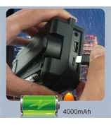373 Multifunctional Outdoor Emergency Hand Crank AM / FM Solar Radio Power Bank, EU Version
