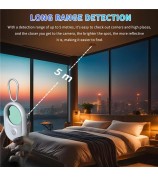 T02 Hidden Camera Detector Infrared Camera Scanner for Hotel Travel Security - White