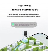 WIWU WT-03 Itag Key Bag Luggage Finder Location Tracking Anti-Loss Device Support for Apple Find My Network