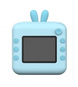 A23 2.4-inch Screen Mini Children HD Digital Camera Portable Instant Photo Printing Machine - Blue