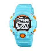 SKMEI 2288 Teenager Luminous Digital Watch Outdoor Sports Electronic Wrist Watch - Baby Blue