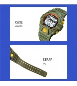 SKMEI 2288 Teenager Luminous Digital Watch Outdoor Sports Electronic Wrist Watch - Baby Blue