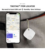 F2 Sualio Tag Find My Wireless Smart Tag Bluetooth Luggage Tracker Wallet Key Locator - Black