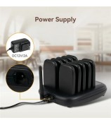 RETEKESS TD175S Restaurant Waiting Pager Set Beeper Buzzer Wireless Calling System with 10 Guest Pagers - US Plug