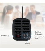 RETEKESS TD175S Restaurant Waiting Pager Set Beeper Buzzer Wireless Calling System with 10 Guest Pagers - US Plug