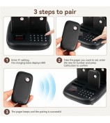 RETEKESS TD175S Restaurant Waiting Pager Set Beeper Buzzer Wireless Calling System with 10 Guest Pagers - US Plug