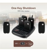 RETEKESS TD175S Restaurant Waiting Pager Set Beeper Buzzer Wireless Calling System with 10 Guest Pagers - US Plug