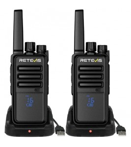 RETEVIS RT668H 2PCS Outdoor Walkie Talkies Two-Way Radio with Hidden Display Screen / EU 16CH