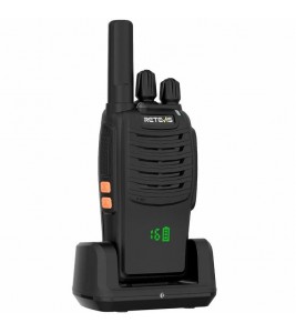 RETEVIS H777H PMR446 Outdoor 0.5W Walkie Talkies with Hidden Screen / EU 16CH / Charging Base / Type-C Cable