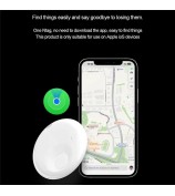 TAG005 Find My Network Wireless Pet Kids Key Luggage Finder iOS Devices Smart Tracking Locator - White