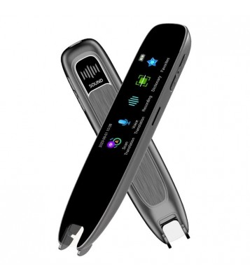 A26S 1+8G 2.99-inch Large Screen Languages Translator Scanning Dictionary Smart Translation Pen - Grey